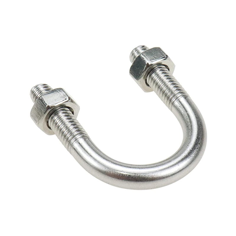 Sscon 10PCS M6x18 304 Stainless Steel U-Bolt Fasteners for 18mm Pipe Dia - Image 3